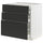 METOD / MAXIMERA base cb 3 frnts/2 low/1 md/1 hi drw, white/Upplöv matt anthracite, 80x60 cm