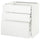 METOD / MAXIMERA base cb 3 frnts/2 low/1 md/1 hi drw, white/Voxtorp matt white, 80x60 cm