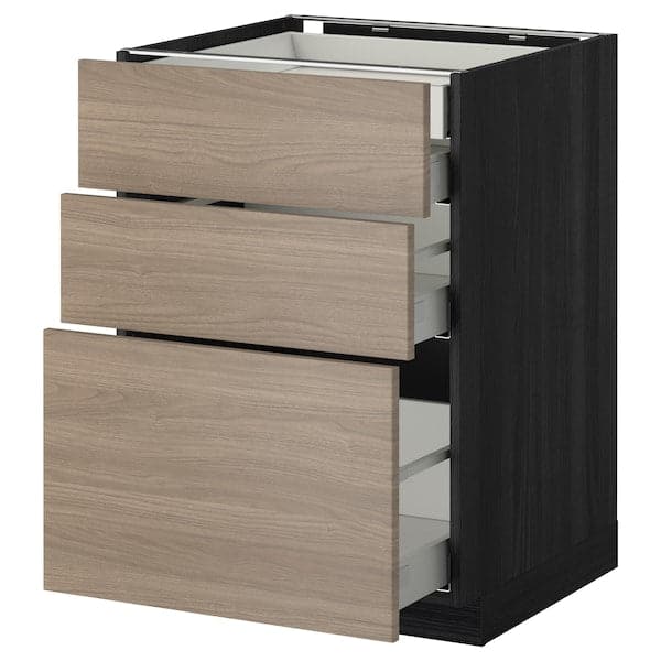 Ikea METOD / MAXIMERA - Mob 3front/2casset bas/1med/1alt , 60x60 cm