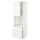 METOD / MAXIMERA - METOD / MAXIMERA Hi cab f ov w dr/2 frnt/1 m/1 h drw, white/Axstad matt white, 60x60x200 cm