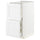 METOD / MAXIMERA base cb 2 fronts/2 high drawers, white/Axstad matt white, 40x60 cm
