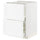 METOD / MAXIMERA base cb 2 fronts/2 high drawers, white Enköping/white wood effect, 60x60 cm