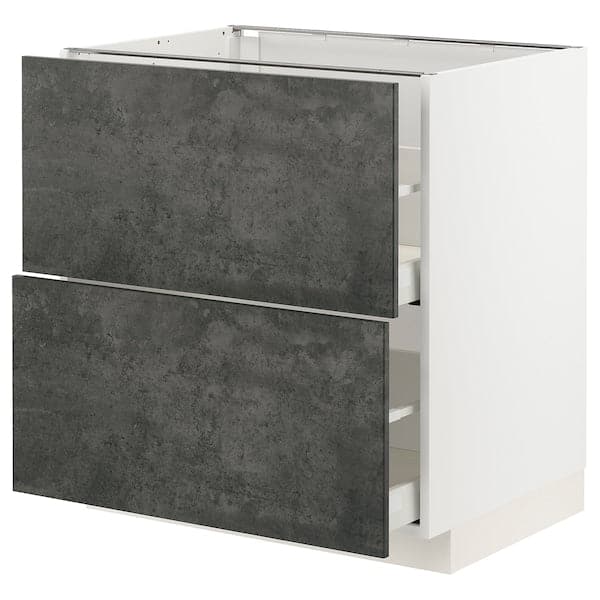 Ikea METOD / MAXIMERA - Mobile 2 frontali/2 cassetti alti , 80x60 cm