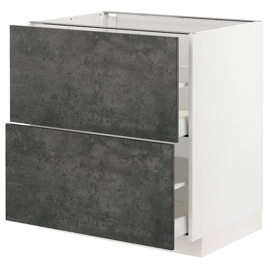 Ikea METOD / MAXIMERA - Mobile 2 frontali/2 cassetti alti , 80x60 cm