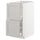 METOD / MAXIMERA base cb 2 fronts/2 high drawers, white/Lerhyttan light grey, 40x60 cm