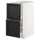 METOD / MAXIMERA base cb 2 fronts/2 high drawers, Width: 40.0 cmDepth: 61.9 cmHeight: 88.0 cmFrame depth: 60.0 cmFrame height: 80.0 cm