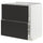 METOD / MAXIMERA base cb 2 fronts/2 high drawers, Width: 80.0 cmDepth: 61.6 cmHeight: 88.0 cmFrame depth: 60.0 cmFrame height: 80.0 cm