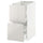 METOD / MAXIMERA base cb 2 fronts/2 high drawers, white/Ringhult light grey, 40x60 cm