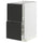 METOD / MAXIMERA base cb 2 fronts/2 high drawers, white/Upplöv matt anthracite, 40x60 cm