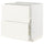 METOD / MAXIMERA - METOD / MAXIMERA Base cb 2 fronts/2 high drawers, white/Vallstena white, 80x60 cm