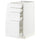METOD / MAXIMERA base cab 4 frnts/4 drawers, white/Axstad matt white, 40x60 cm