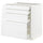 METOD / MAXIMERA base cab 4 frnts/4 drawers, white/Axstad matt white, 80x60 cm
