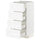 METOD / MAXIMERA base cab 4 frnts/4 drawers, white Enköping/white wood effect, 40x37 cm