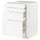 METOD / MAXIMERA base cab 4 frnts/4 drawers, white Enköping/white wood effect, 60x60 cm