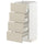 METOD / MAXIMERA base cab 4 frnts/4 drawers, white/Havstorp beige, 40x37 cm