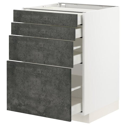 Ikea METOD / MAXIMERA - Mobile/4 frontali/4 cassetti , 60x60 cm