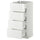 METOD / MAXIMERA base cab 4 frnts/4 drawers, white/Ringhult white, 40x37 cm