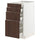 METOD / MAXIMERA - Base cab 4 frnts/4 drawers, white/Sinarp brown , 40x60 cm