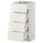 METOD / MAXIMERA base cab 4 frnts/4 drawers, white/Veddinge white, 40x37 cm