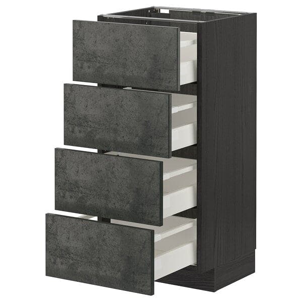 Ikea METOD / MAXIMERA - Mobile/4 frontali/4 cassetti , 40x37 cm