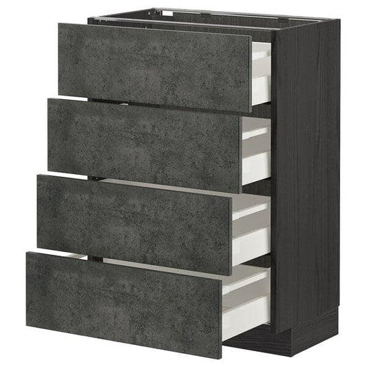 METOD / MAXIMERA - Mobile/4 frontali/4 cassetti , 60x37 cm - best price from Maltashopper.com 29415711