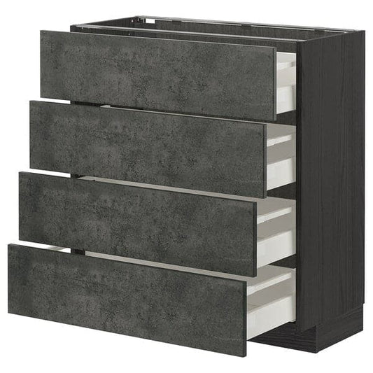 Ikea METOD / MAXIMERA - Mobile/4 frontali/4 cassetti , 80x37 cm