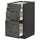 METOD / MAXIMERA - Cabinet/4 fronts/4 drawers , 40x60 cm
