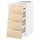 METOD / MAXIMERA - METOD / MAXIMERA Base cb 4 frnts/2 low/3 md drwrs, white/Askersund light ash effect, 40x60 cm