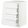 METOD / MAXIMERA base cb 4 frnts/2 low/3 md drwrs, white/Axstad matt white, 60x60 cm