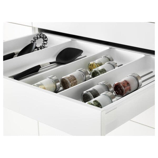 Ikea METOD / MAXIMERA - Base cb 4 frnts/2 low/3 md drwrs, white/Bodbyn grey, 80x60 cm