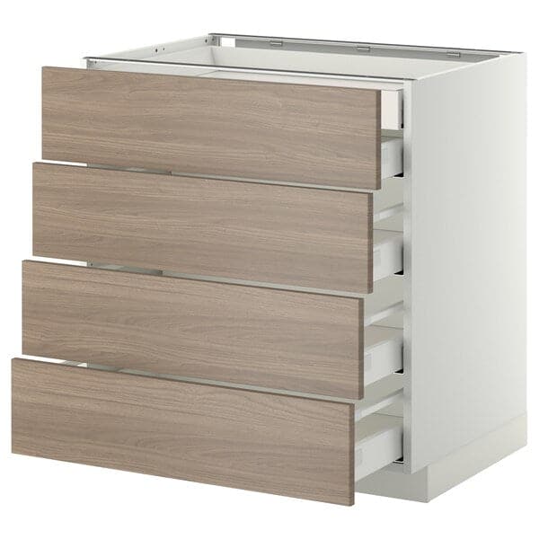 Ikea METOD / MAXIMERA - Mobile 4front/2cassetti bassi/3medi , 80x60 cm