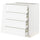 METOD / MAXIMERA base cb 4 frnts/2 low/3 md drwrs, white Enköping/white wood effect, 80x60 cm