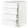 METOD / MAXIMERA base cb 4 frnts/2 low/3 md drwrs, white Enköping/white wood effect, 60x60 cm
