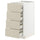 METOD / MAXIMERA - METOD / MAXIMERA Base cb 4 frnts/2 low/3 md drwrs, white/Havstorp beige, 40x60 cm