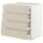 METOD / MAXIMERA base cb 4 frnts/2 low/3 md drwrs, white/Havstorp beige, 80x60 cm