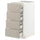 METOD / MAXIMERA base cb 4 frnts/2 low/3 md drwrs, white/Stensund beige, 40.0x80.0x60.0 cm