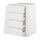 METOD / MAXIMERA base cb 4 frnts/2 low/3 md drwrs, white/Stensund white, 60x60 cm