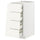 METOD / MAXIMERA - METOD / MAXIMERA Base cb 4 frnts/2 low/3 md drwrs, white/Vallstena white, 40x60 cm