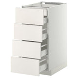 METOD / MAXIMERA base cb 4 frnts/2 low/3 md drwrs, white/Veddinge white, 40x60 cm