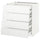 METOD / MAXIMERA base cb 4 frnts/2 low/3 md drwrs, white/Voxtorp matt white, 80x60 cm