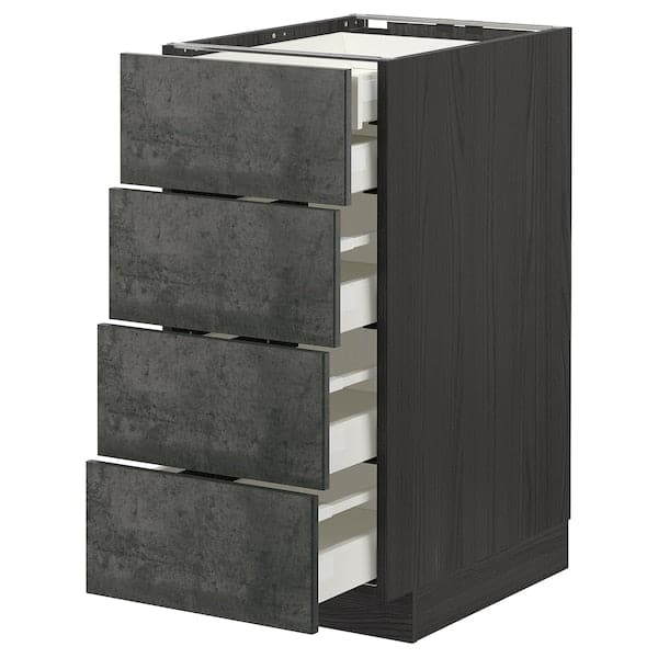 Ikea METOD / MAXIMERA - Mobile 4front/2cassetti bassi/3medi , 40x60 cm