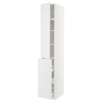METOD / MAXIMERA hc w p-o func 3drw/1dr/2shlv, white/Stensund white, 40x60x240 cm