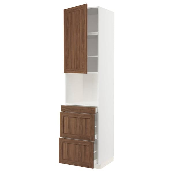 Ikea METOD / MAXIMERA - Hi cab f micro combi w door/3 drwrs