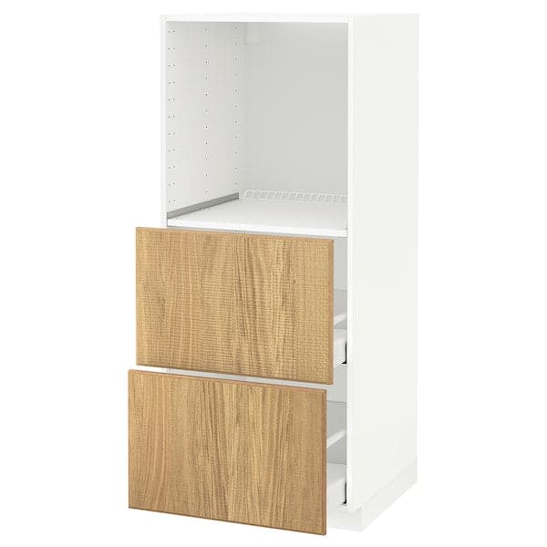 Ikea METOD / MAXIMERA - Mobile alto/2 cassetti per forno , 60x60x140 cm
