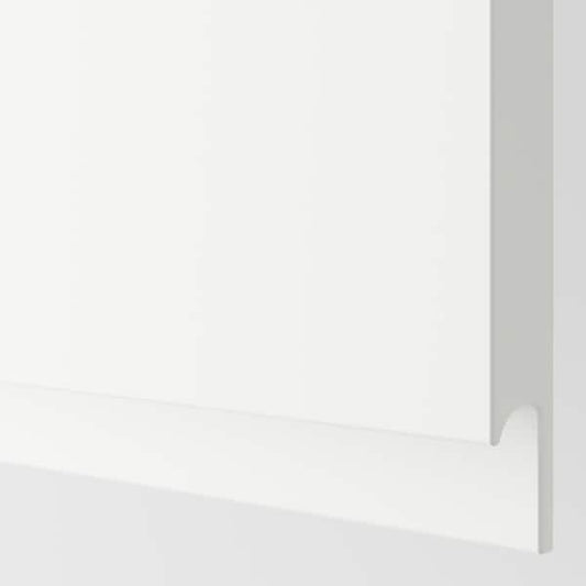 Ikea METOD / MAXIMERA - High cabinet w 2 drawers for oven, white/Voxtorp matt white, 60x60x140 cm