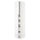 METOD / MAXIMERA hi cab w 2 doors/4 drawers, white/Axstad matt white, 40x60x220 cm