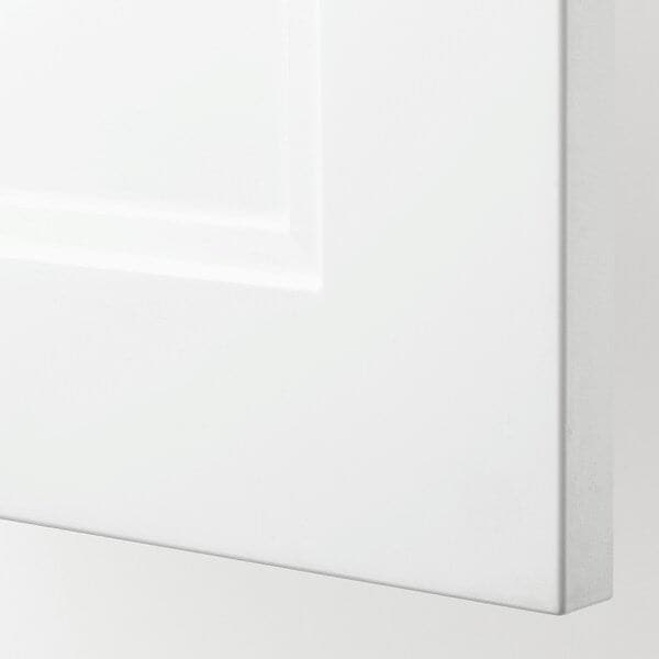 METOD / MAXIMERA - Hi cab w 2 doors/4 drawers, white/Axstad matt white, 60x60x200 cm - best price from Maltashopper.com 49460694