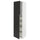 METOD / MAXIMERA - Hi cab w 2 doors/4 drawers, white/Nickebo matt anthracite , 60x60x220 cm