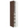 METOD / MAXIMERA hi cab w 2 doors/4 drawers, white/Sinarp brown, 60x60x240 cm
