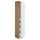 METOD / MAXIMERA - METOD / MAXIMERA Hi cab w 2 doors/4 drawers, white/Tistorp brown walnut effect, 40x60x220 cm